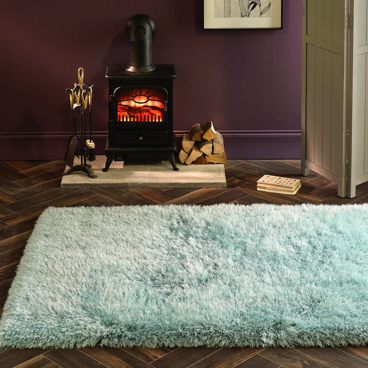 Origins Extravagance Rug shaggy, plain, modern RUGS_and_MORE
