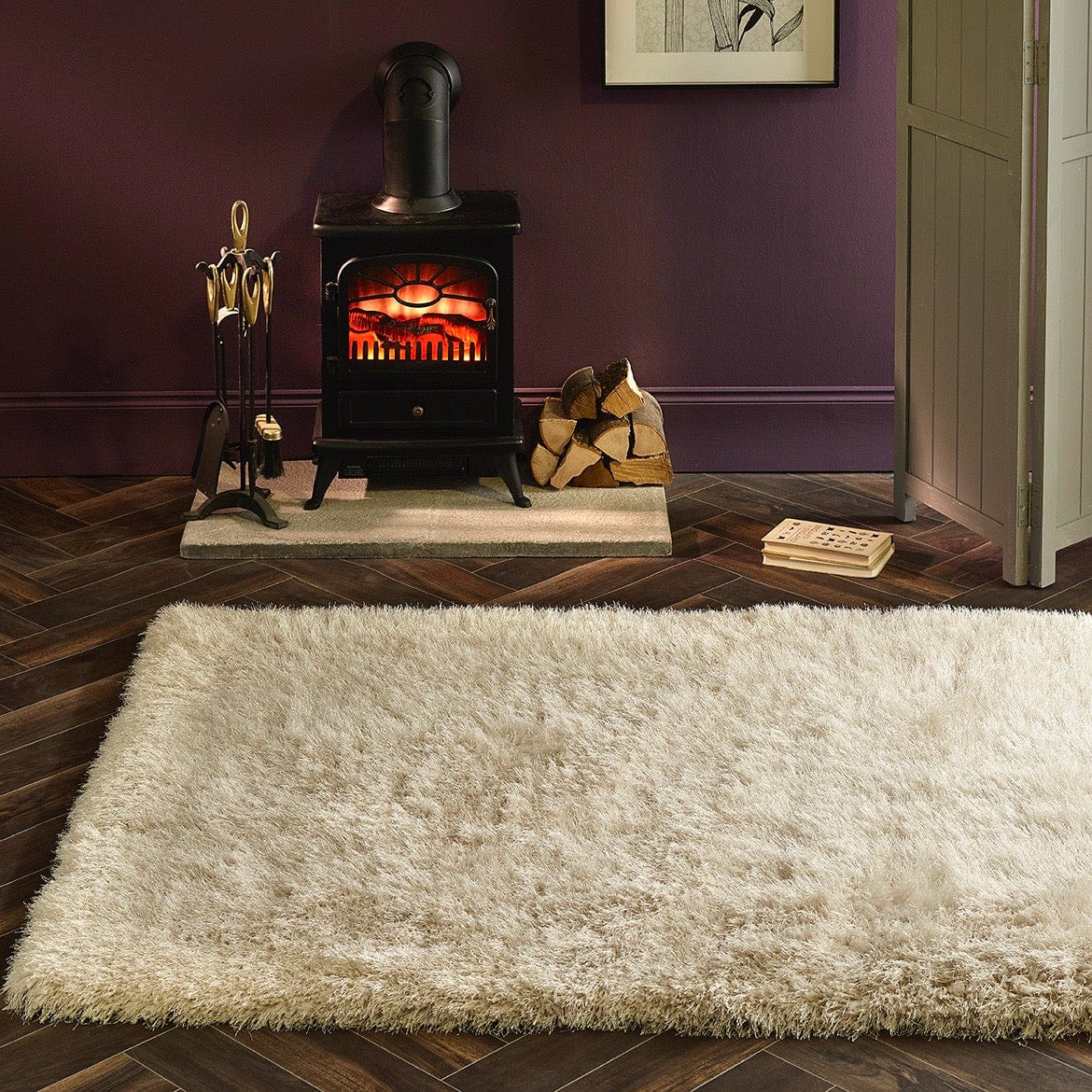 Origins Extravagance Rug shaggy, plain, modern RUGS_and_MORE