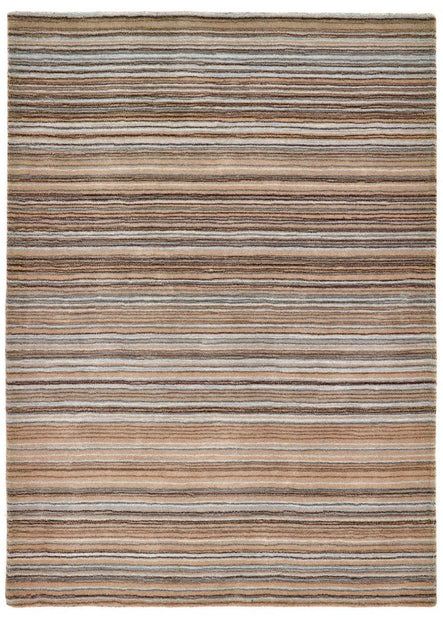 Origins Fine Stripes 100% Wool Rug Rugs 80X150 cm / Beige / 100% Wool RUGS_and_MORE 5026134618596