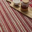 Origins Fine Stripes Red - handmade