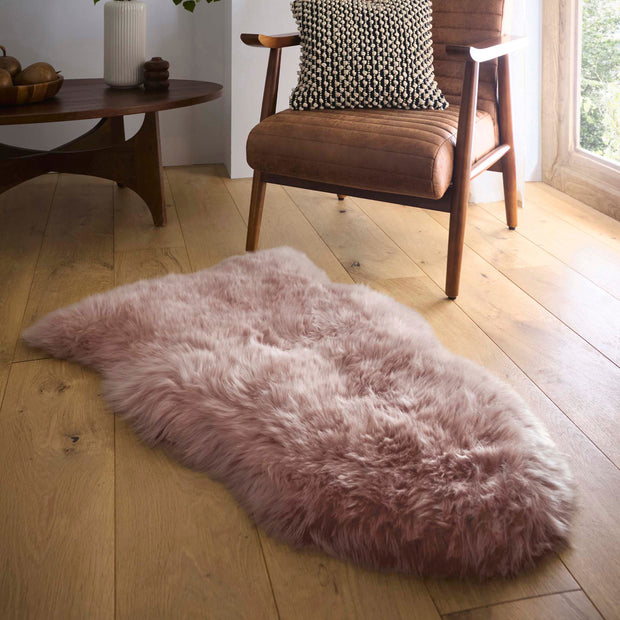 Origins Genuine Sheepskin Adobe Rose - handmade