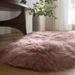 Origins Genuine Sheepskin Adobe Rose - handmade