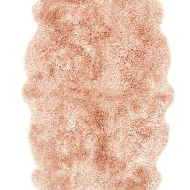 Origins Genuine Sheepskin Blush Pink - handmade
