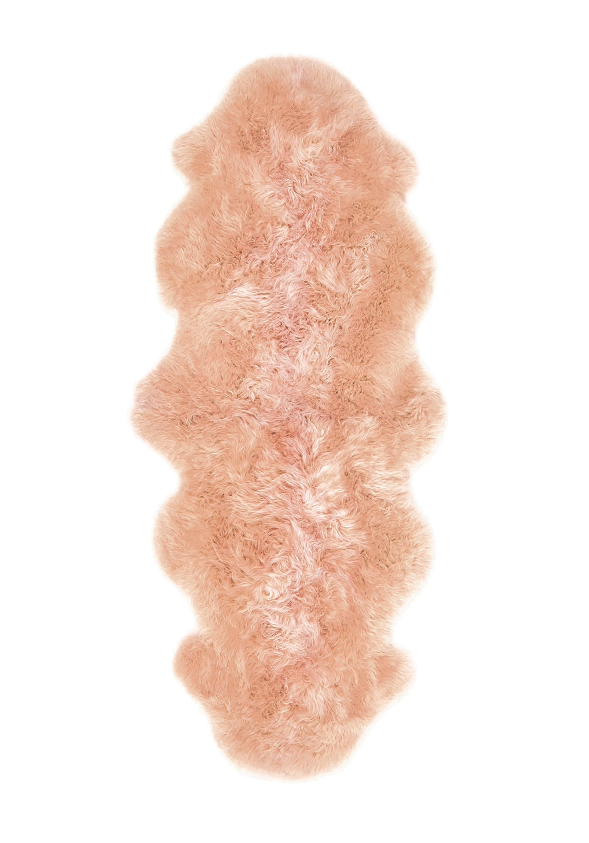 Origins Genuine Sheepskin Blush Pink - handmade