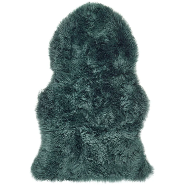 Origins Genuine Sheepskin Forest Green - handmade
