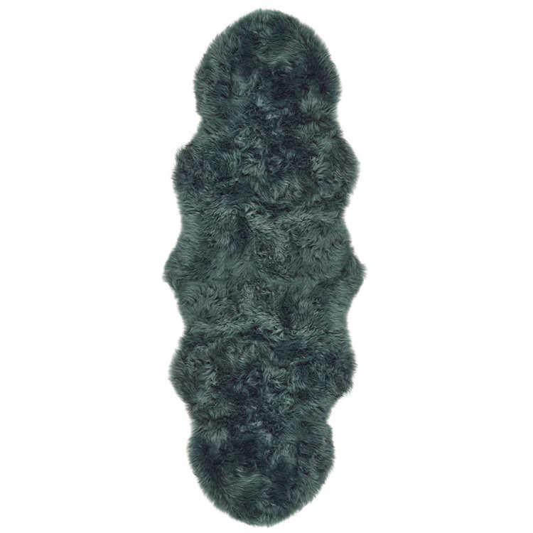 Origins Genuine Sheepskin Forest Green - handmade