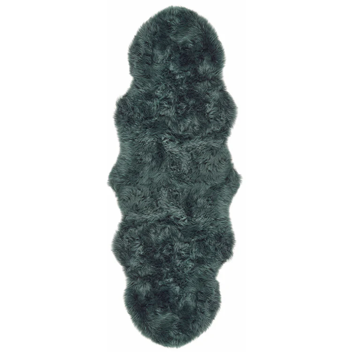 Origins Genuine Sheepskin Forest Green - handmade