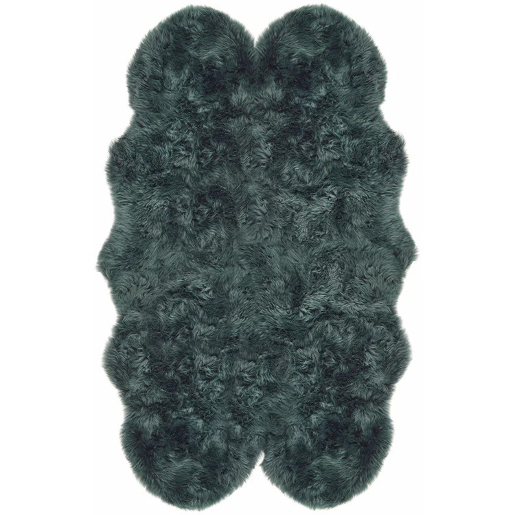Origins Genuine Sheepskin Forest Green - handmade