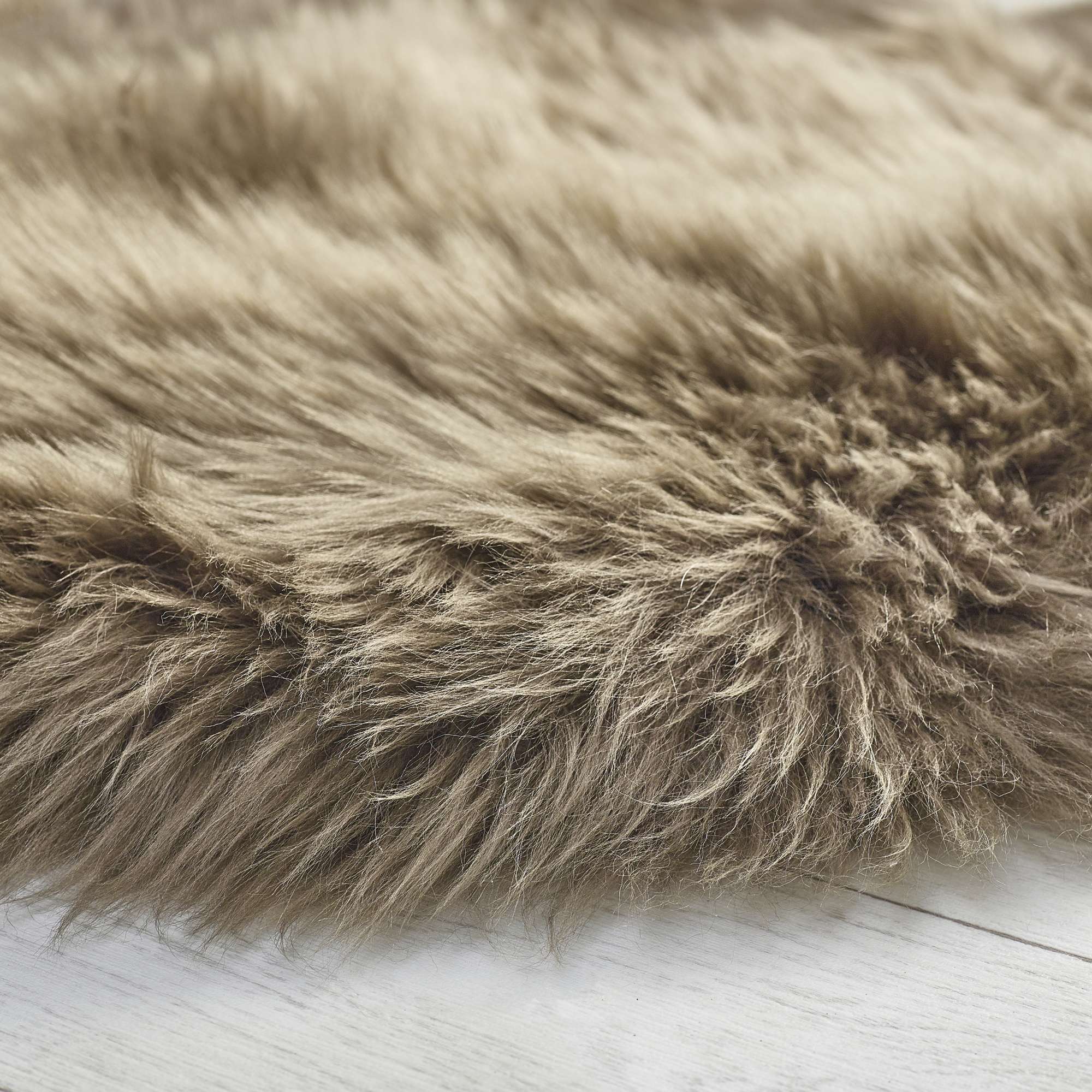 Origins Genuine Sheepskin Khaki - handmade