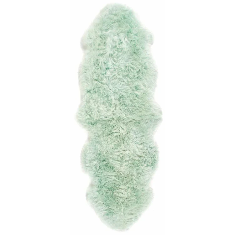 Origins Genuine Sheepskin Mint - handmade