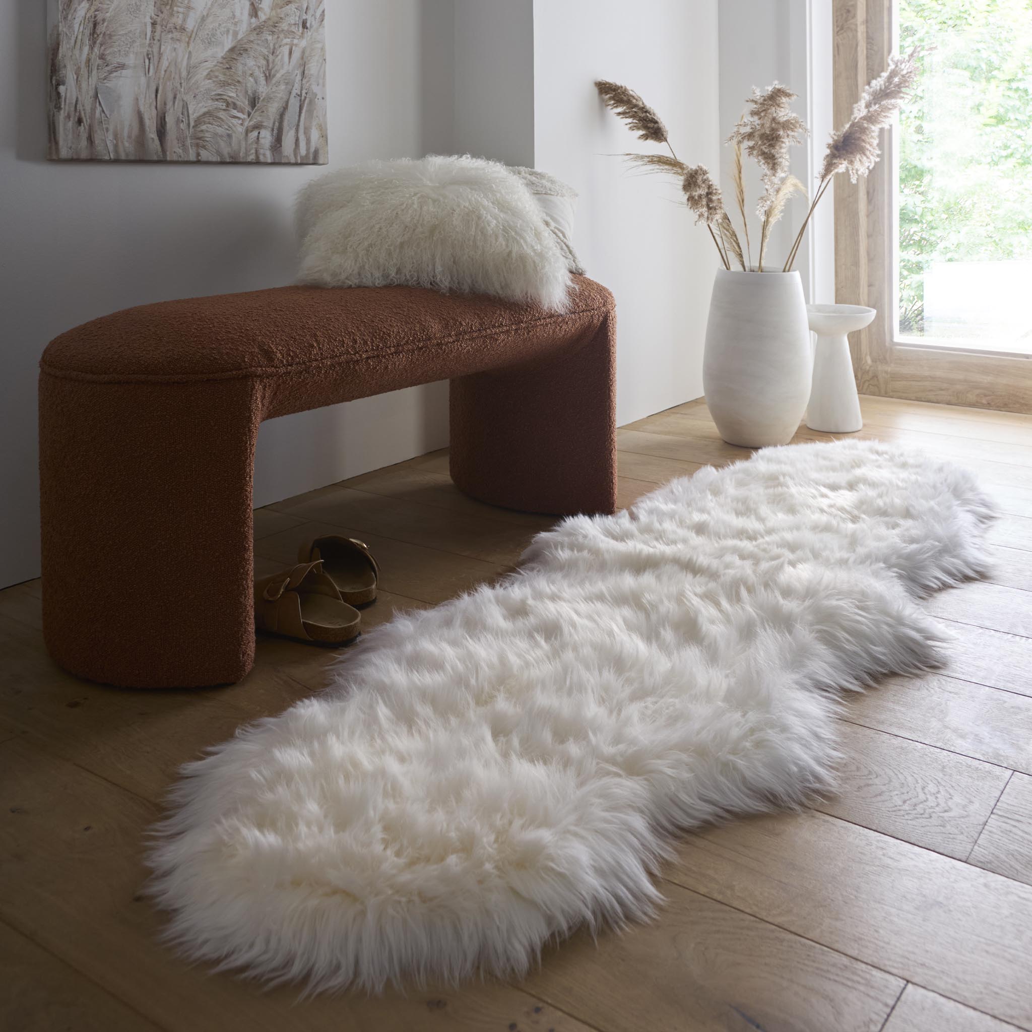 Origins Genuine Sheepskin Natural - handmade