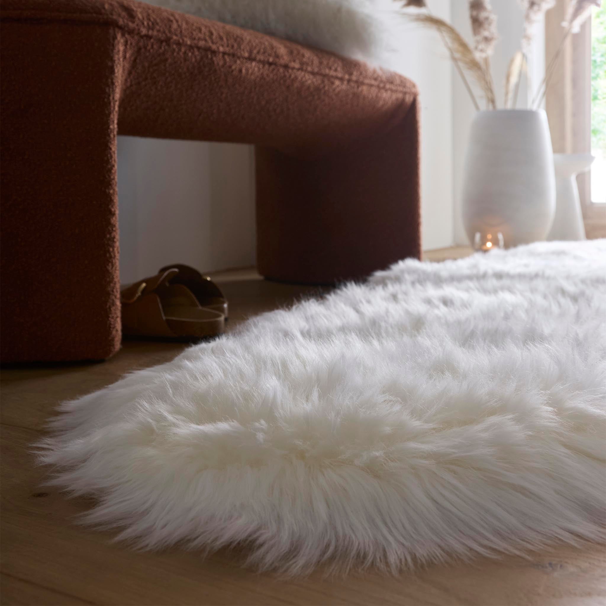 Origins Genuine Sheepskin Natural - handmade