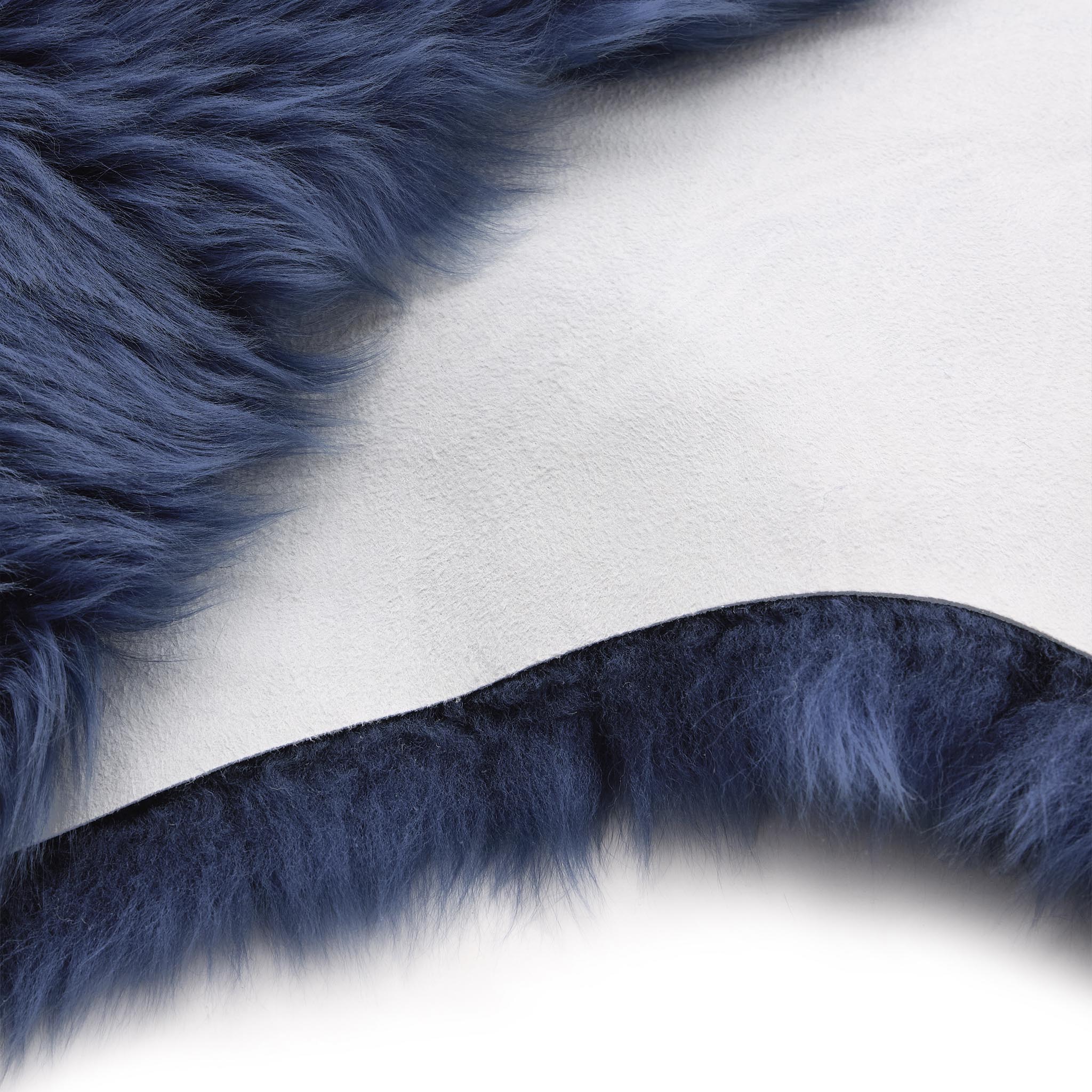 Origins Genuine Sheepskin Navy - handmade