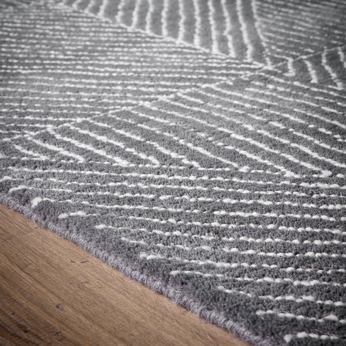 Origins Geometric Charcoal - handmade