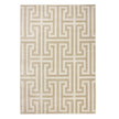 Origins Greek Key Beige/Cream - handmade