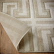 Origins Greek Key Beige/Cream - handmade