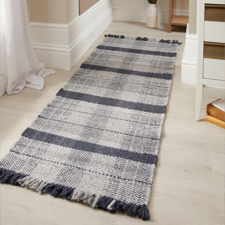 Origins Highland Check Navy - handmade