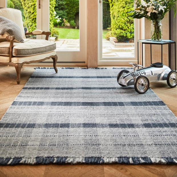 Origins Highland Check Washable Rug Hand woven RUGS_and_MORE