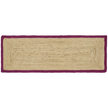 Origins Jute Border Raspberry - handmade