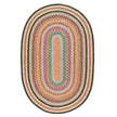 Origins Jute Extra Colourful Oval - handmade
