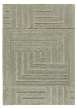 Origins Maze Rug 120x170 cm / Olive / 100% fine pure wool RUGS_and_MORE 5026134570937