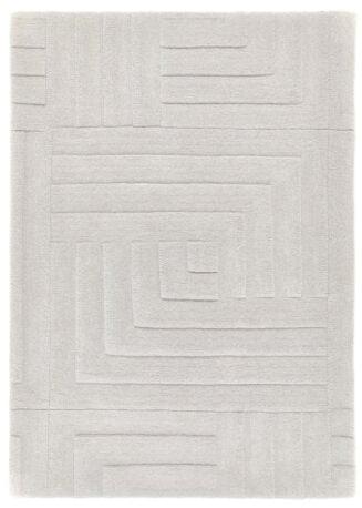 Origins Maze Rug 120x170 cm / Pumice Stone / 100% fine pure wool RUGS_and_MORE 5026134570943