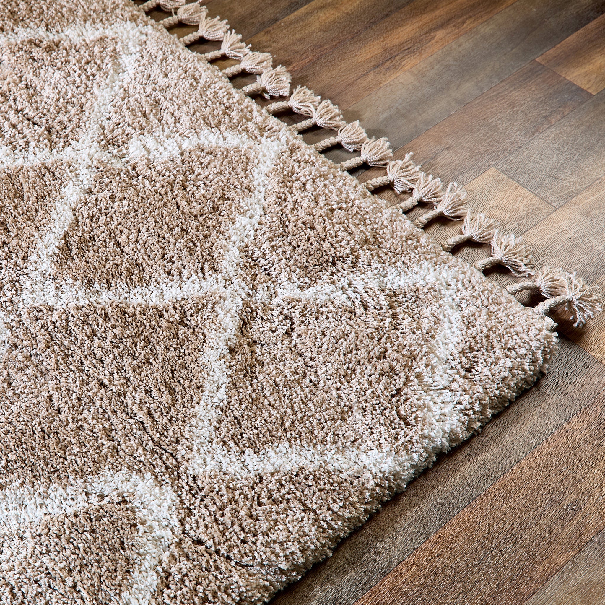 Origins Morocco Beige/Ivory - handmade