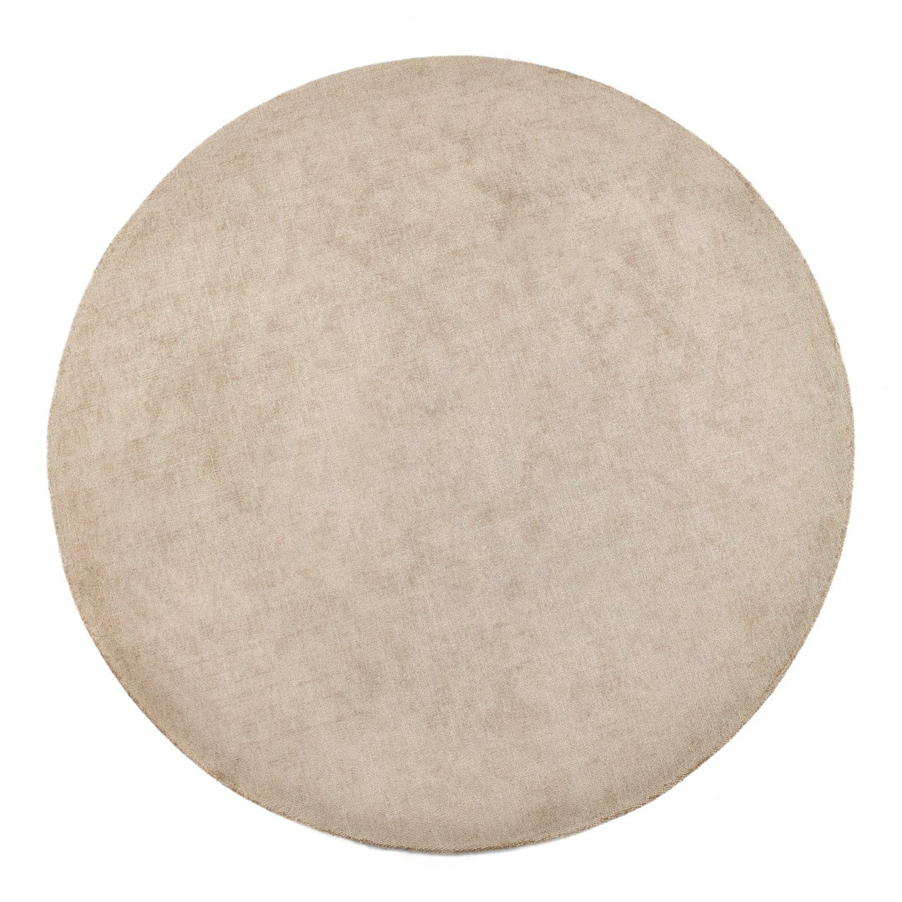 Origins Reef Rug 200 cm DIA Circle / Beige / 100% recycled plastic bottles RUGS_and_MORE 5026134593923