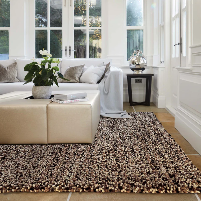 Origins Rocks Shaggy Natural - handmade