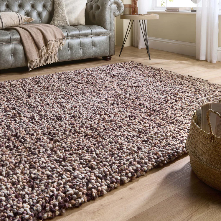 Origins Rocks Shaggy Natural - handmade