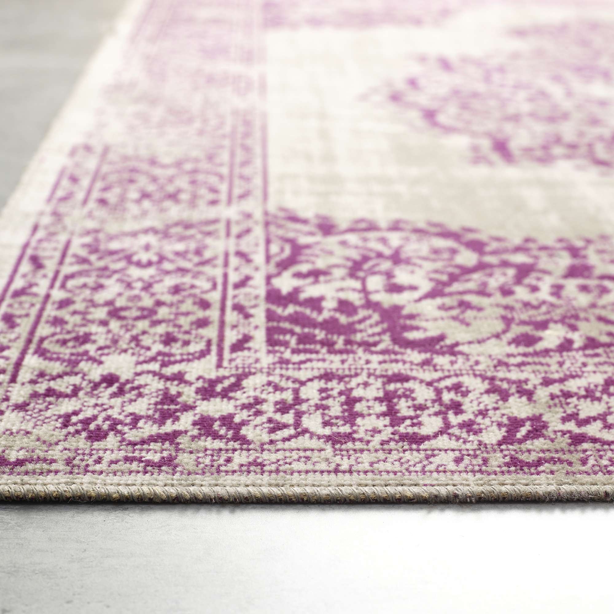 Origins Saville Grey/Raspberry - handmade