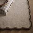 Origins Scalloped Elsie Natural/Brown - handmade