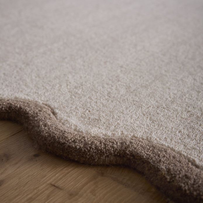 Origins Scalloped Elsie Natural/Brown - handmade