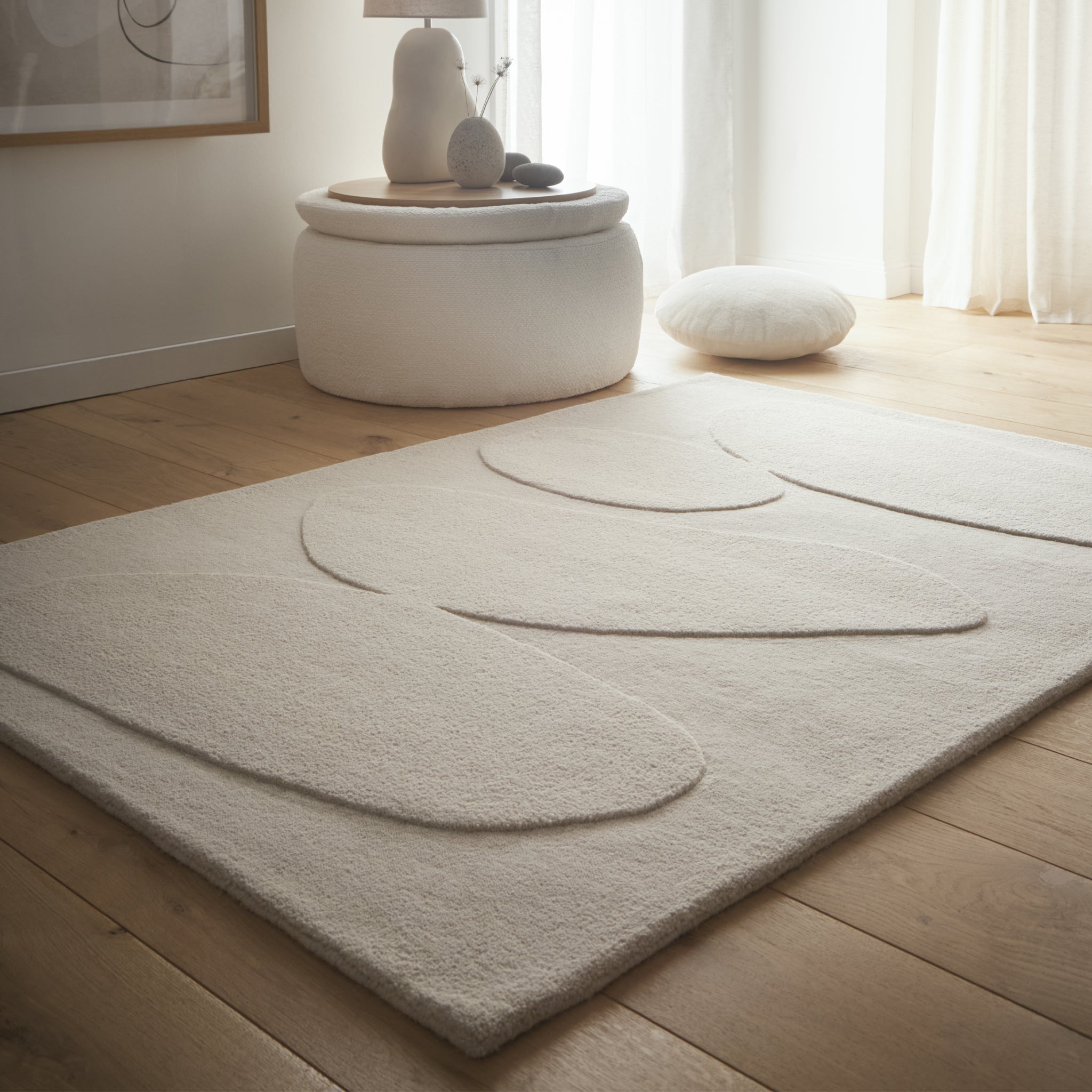 Origins Sculptured Pebble Oatmeal - handmade