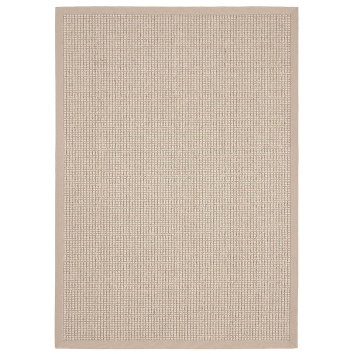 Origins Sisal Boucle with Beige Border - handmade