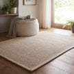Origins Sisal Boucle with Beige Border - handmade