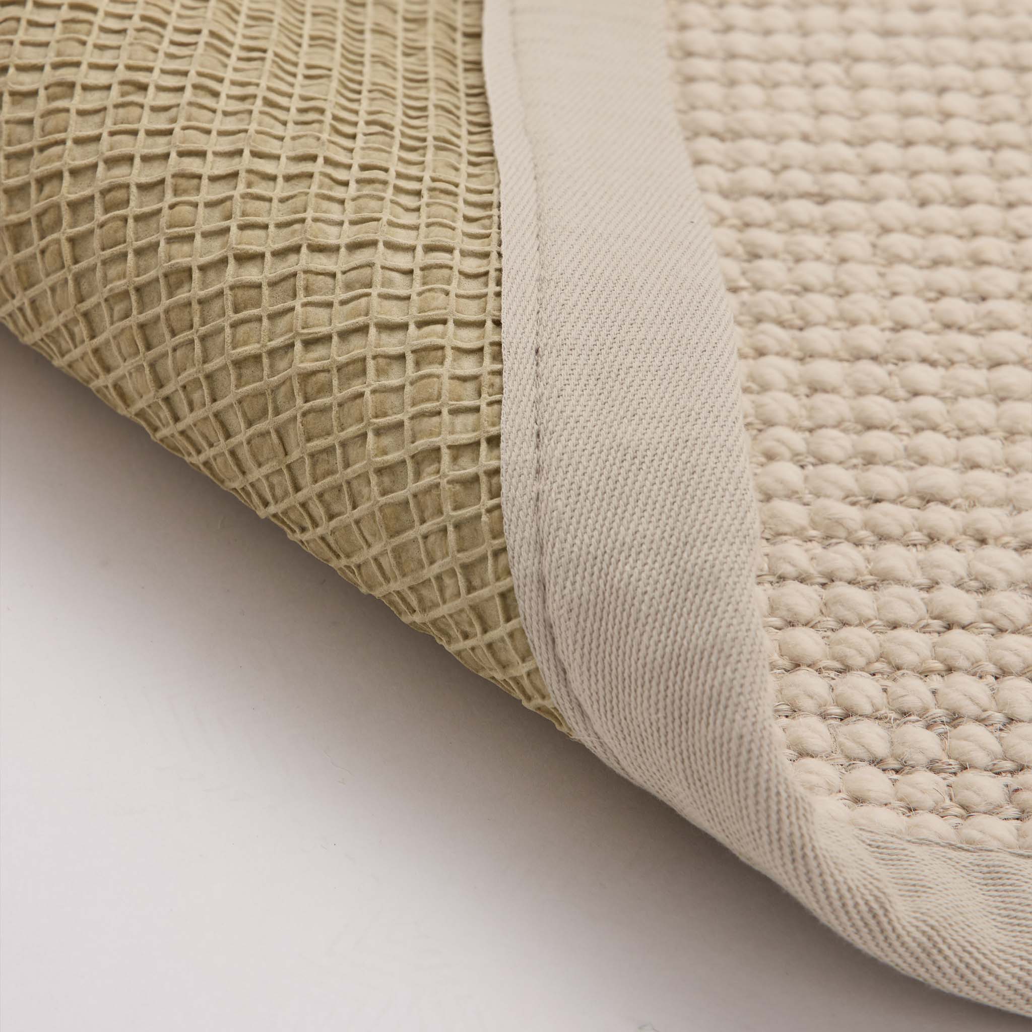 Origins Sisal Boucle with Beige Border - handmade