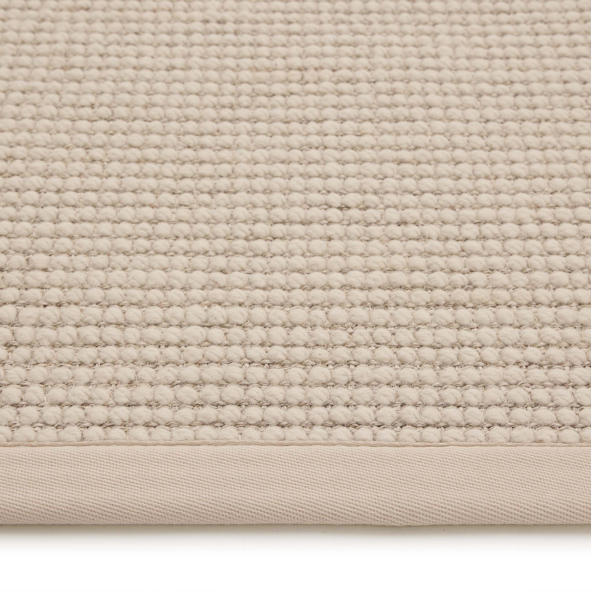 Origins Sisal Boucle with Beige Border - handmade