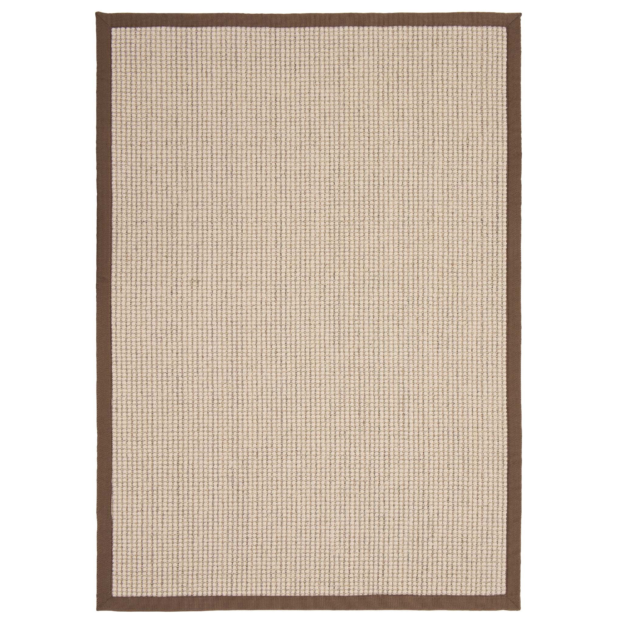 Origins Sisal Boucle with Mocha Border - handmade