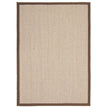 Origins Sisal Boucle with Mocha Border - handmade