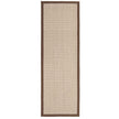 Origins Sisal Boucle with Mocha Border - handmade