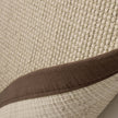 Origins Sisal Boucle with Mocha Border - handmade