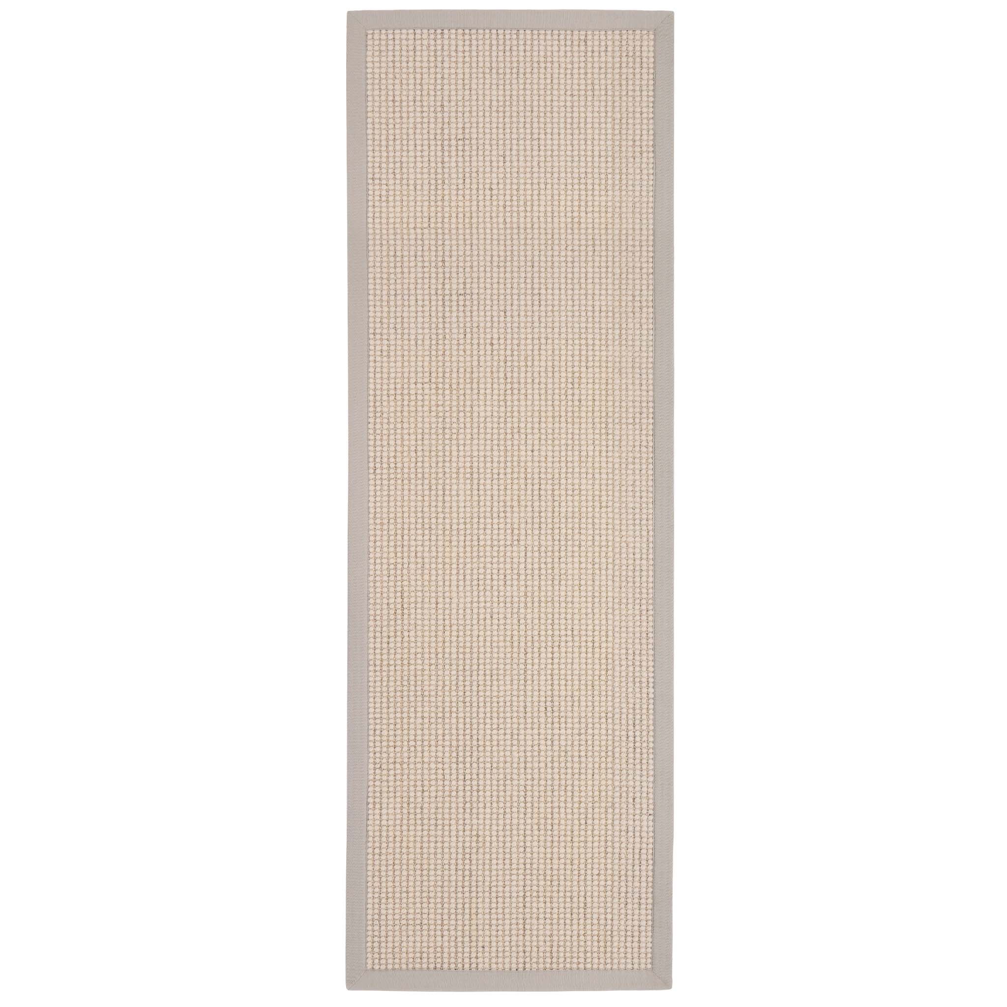 Origins Sisal Boucle with Soft Grey Border - handmade