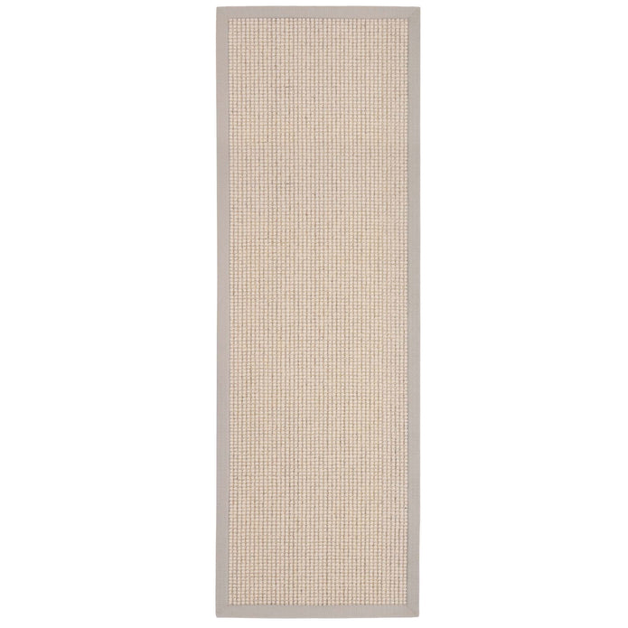 Origins Sisal Boucle with Soft Grey Border - handmade