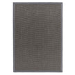 Origins Sisal Dark Grey with Grey Border - handmade