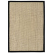 Origins Sisal Light Beige with Black Border - handmade