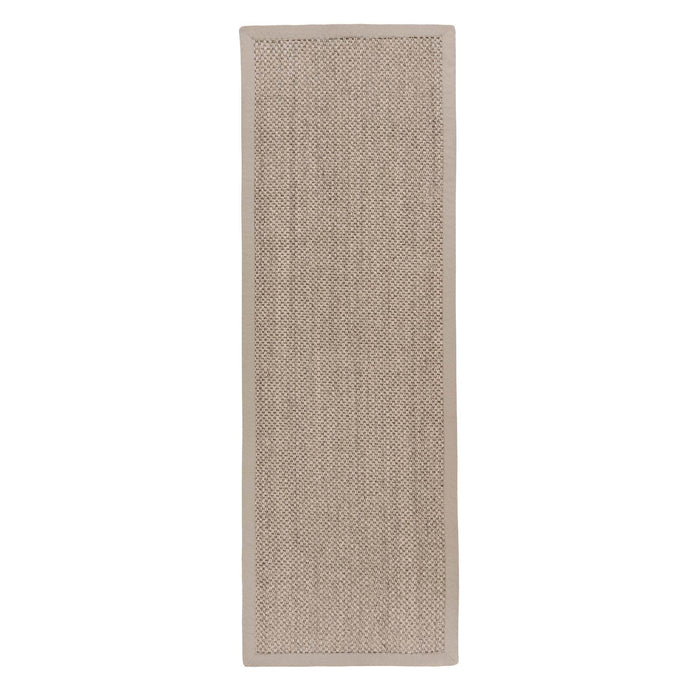 Origins Sisal Light Beige with Sand Border - handmade