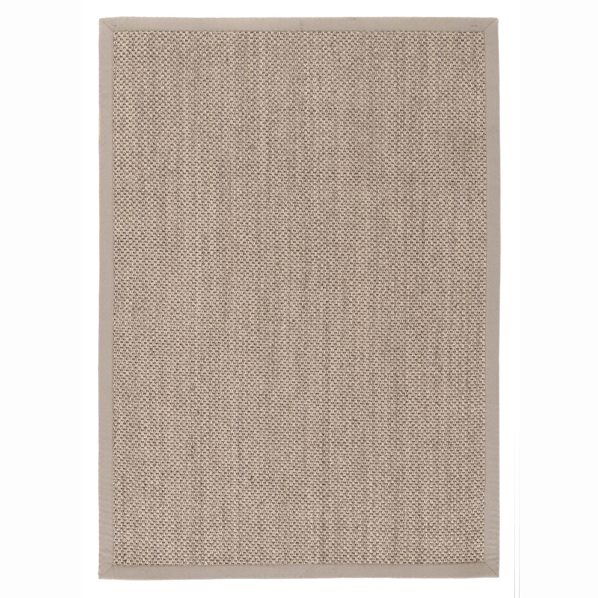 Origins Sisal Light Beige with Sand Border - handmade