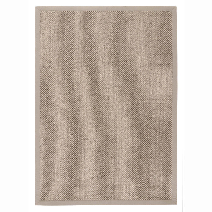 Origins Sisal Light Beige with Sand Border - handmade