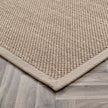 Origins Sisal Light Beige with Sand Border - handmade